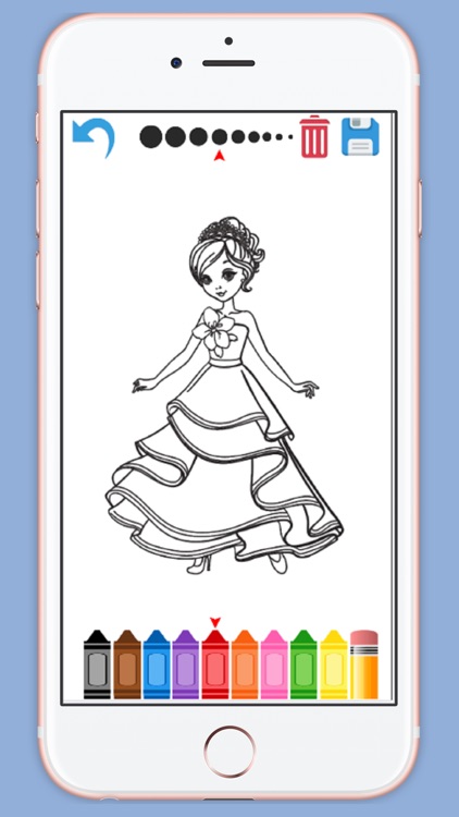 Pretty Princess Coloring screenshot-4