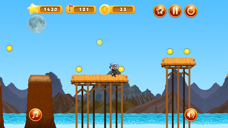 Ninja Go Run and Jump Adventure Dodge Bombs