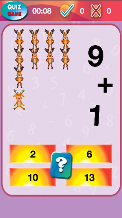 Deer Rocky Math Game For Kids And Adults