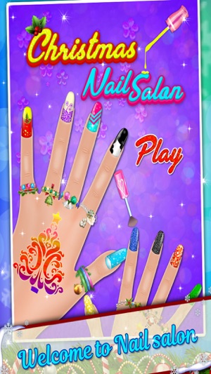 Christmas Nail Salon - Girls game for Xm