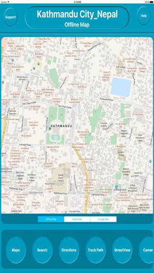 Kathmandu Nepal Offline City Maps Navigation(圖1)-速報App