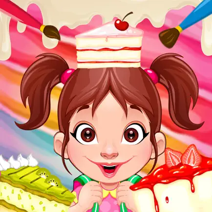 Sweet Cake Coloring - торт раскраска для малыши Читы