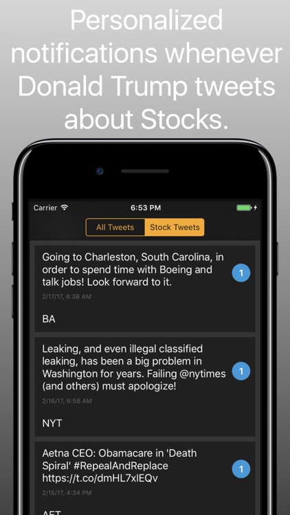 Trumpy Stocks: Tweet Alerts & Analysis