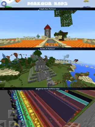Screenshot 4 Free Parkour Maps for Minecraft Pocket Edition iphone