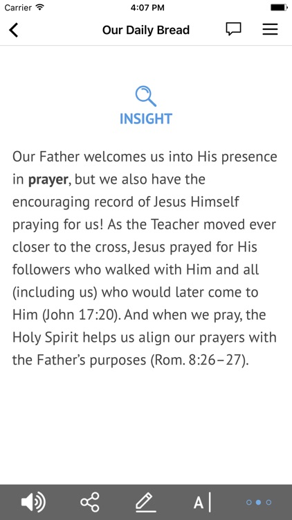 Our Daily Bread