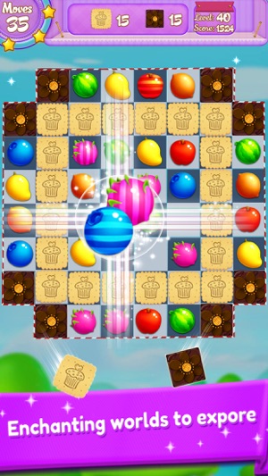 Candy Fruit Match 3(圖4)-速報App