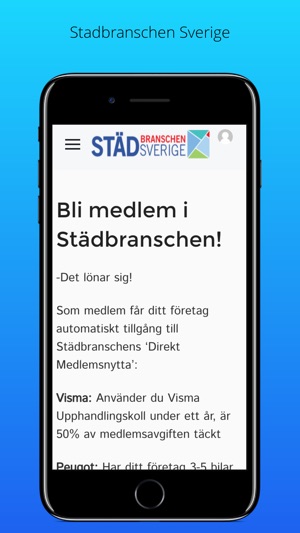 Städbranschen Sverige(圖2)-速報App