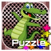 Crocodile Animal Puzzle Animated For Toddlers