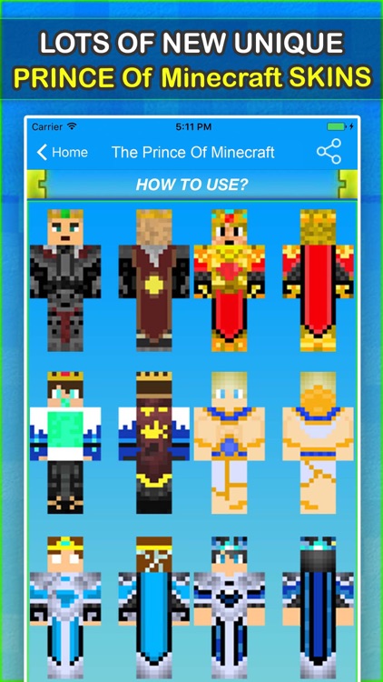 The Prince Little Donny Skins For Minecraft PE