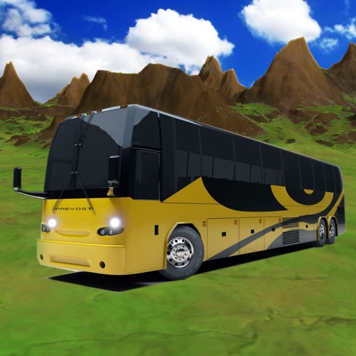 Public Bus Transport Simulation: Driving in City Icon