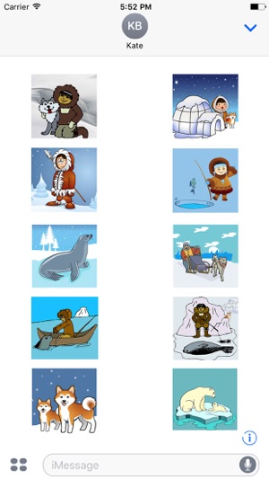 Eskimoji - Eskimos Emoji Stickers(圖3)-速報App