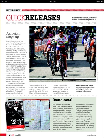 Ride Magazine screenshot 3