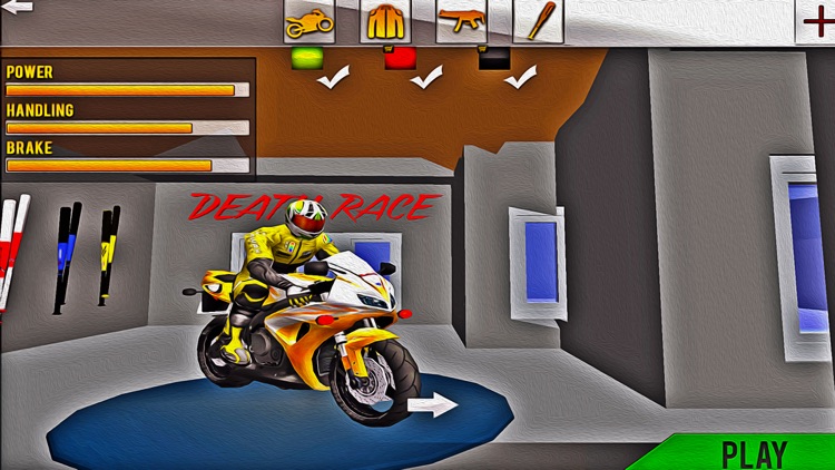 3d Bike Attack : Death Race screenshot-4
