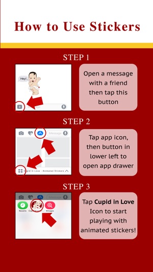 Cupid in Love - Animated Stickers(圖5)-速報App