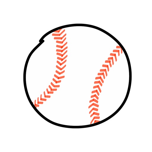 Baseball sticker, sport game stickers for iMessage icon