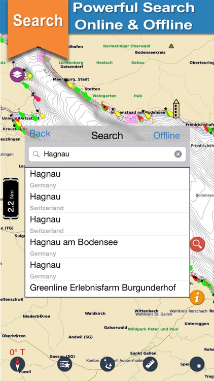 Lake Constance offline nautical charts for boaters screenshot-3