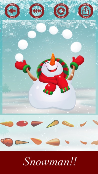 How to cancel & delete Decorate and create your snowman from iphone & ipad 2