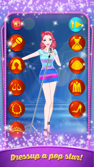 Fashionable Pop Singer: Dressup game(圖2)-速報App