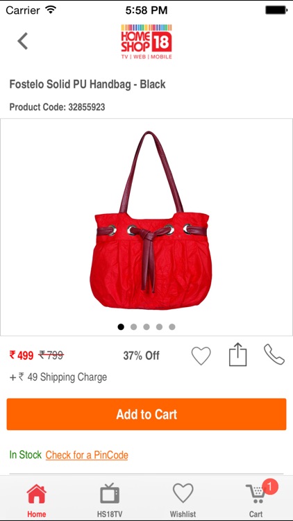 Homeshop18 handbags sale