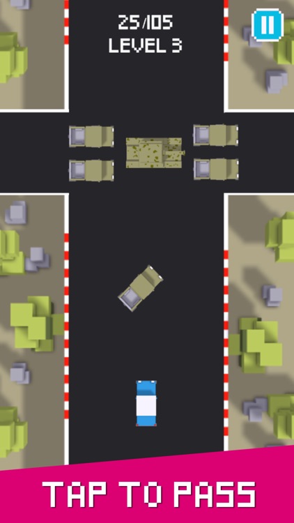 Hard Road - Don’t Crash The Car On Pixel Highway 2