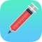 Icon Syringe simulator - app for funny jokes