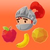 Knight Swipe! - falling fruit match game