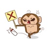 Juppy The Monkey - 1 stickers by Animal Retard