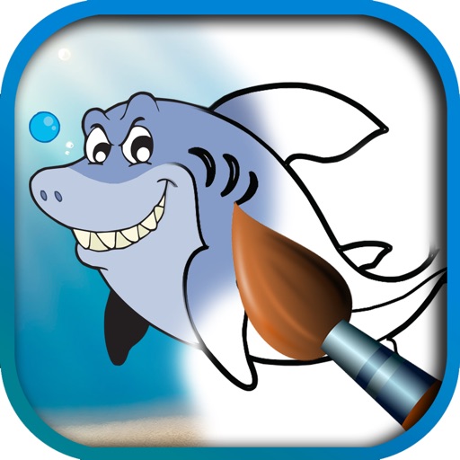 Funny Ocean Designs - Sea Animal Coloring Book iOS App
