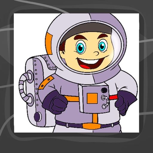 Astronaut Coloring Book iOS App