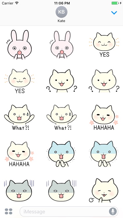 Funny Animal Face Collection Sticker screenshot-4