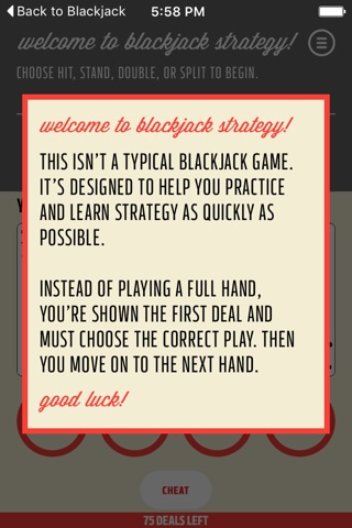 Blackjack Strategy Practice Free screenshot 2