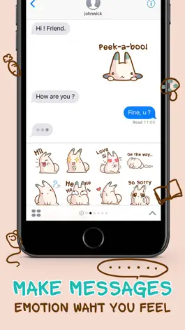 Game screenshot ฟองจัน สติกเกอร์ สำหรับ iMessage ฟรี apk