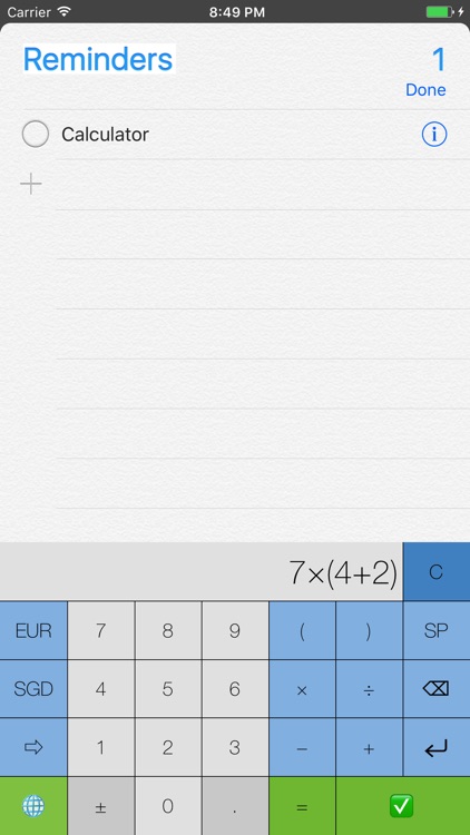 My Calculator (including currency conversion) screenshot-4