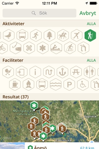 Västmanlands Naturkarta screenshot 3