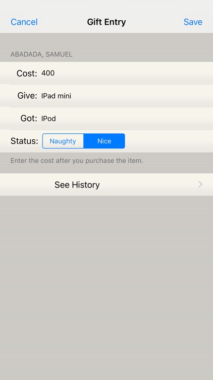 Build Your Gift List