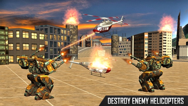 Flying Robot Battle Rescue Simulator(圖3)-速報App