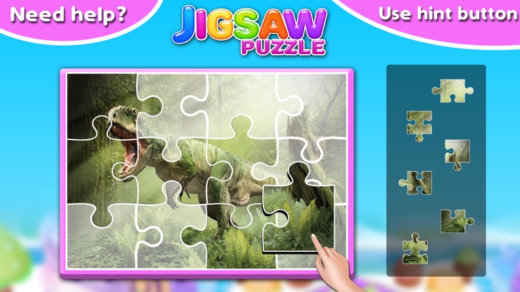 Little Dino Jigsaw Puzzle - Fun and Educational screenshot-3