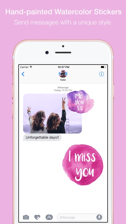 Hello - Watercolor Messages Stickers by Maraquela