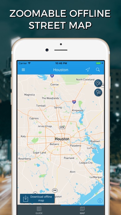 Houston Travel Guide with Offline Street Map screenshot 4