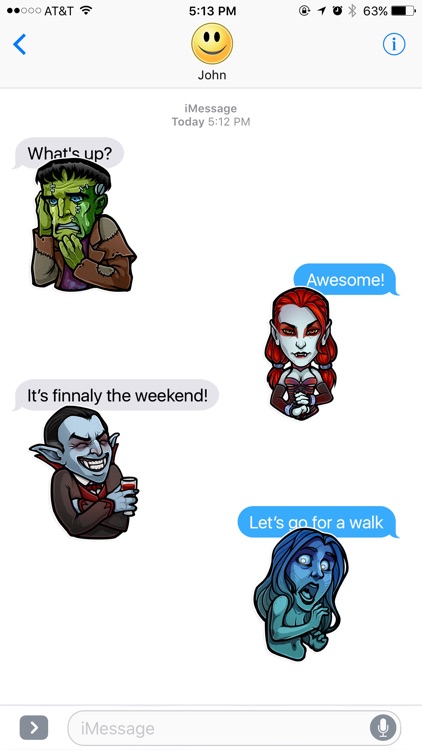 Scary Monsters and Legends Stickers