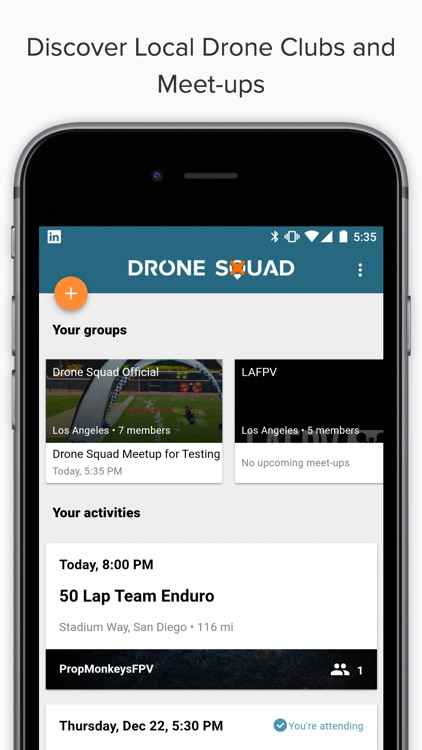 Drone Squad - Discover local fun-flys and races