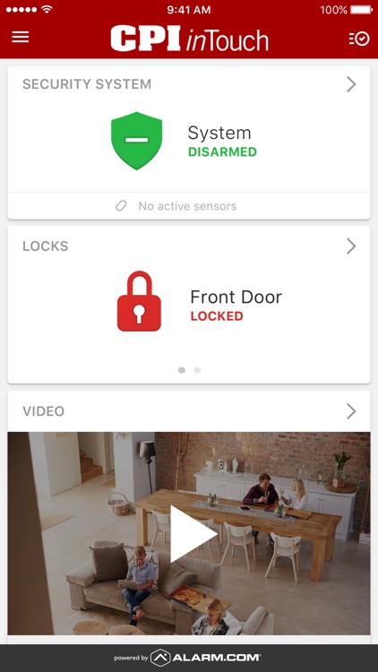 CPI Security inTouch