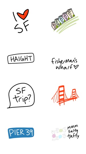 San Francisco sticker, SF me stickers for iMessage(圖2)-速報App