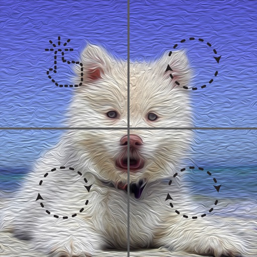 Tiles: Photo puzzle challenge of rotating tiles iOS App