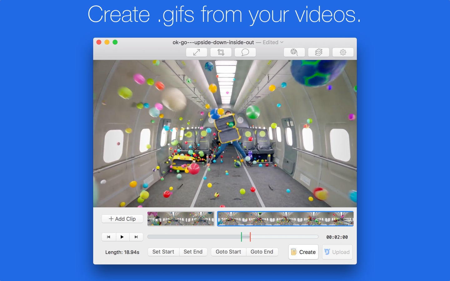 Screenshot do app GIF Brewery 3 by Gfycat