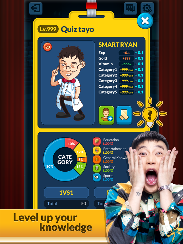 Ryan bangs Quiz Tayo