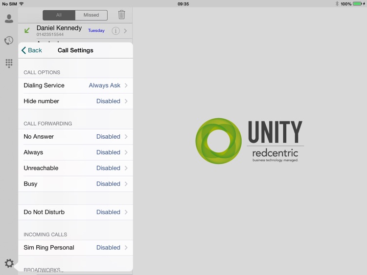 Unity Tablet