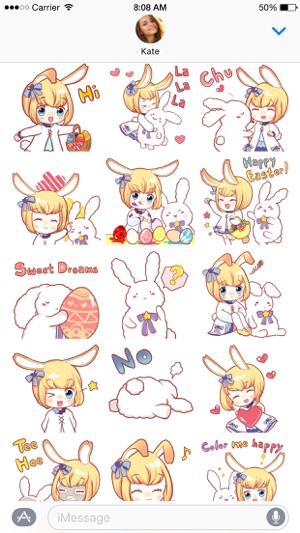 Little Miss Usagi stickers(圖3)-速報App