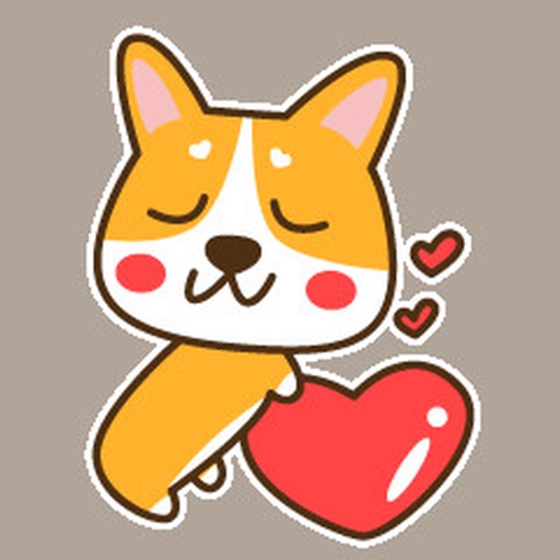 Cute Cartoon-Dog Stickers For iMessage icon