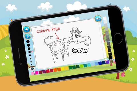 Farm Animals Puzzle Coloring screenshot 4